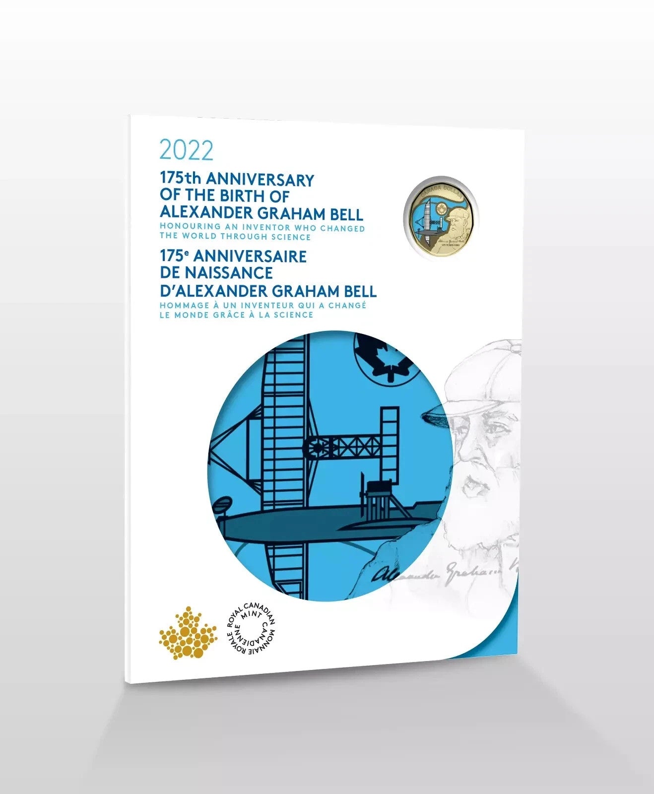 Canada 2022 Alexander Graham Bell Keepsake Coin Set in Original RCM Packaging!!0