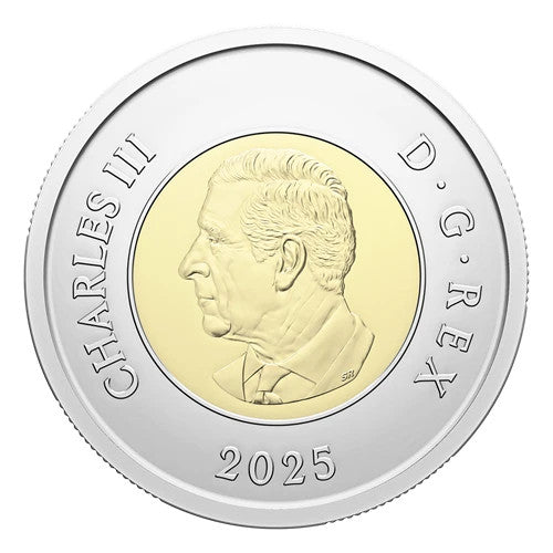 Canada 2025, $2 Daphne Odjig, Coloured Coin from Rolls, BU1