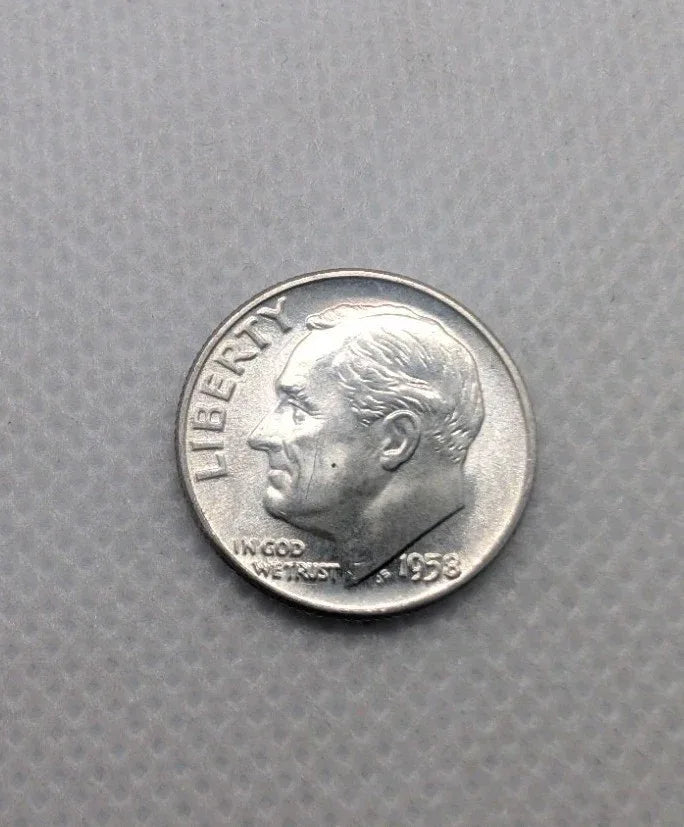 1958 Roosevelt Dime Proof GEM BU UNC Mint State 90% Silver 10c US Coin - NumisFind
