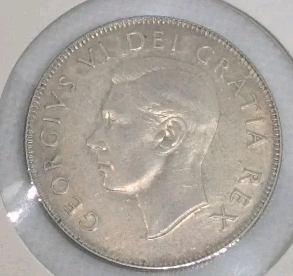 1949 CANADA SILVER 50 CENTS COIN 0.8 Silver coin - NumisFind