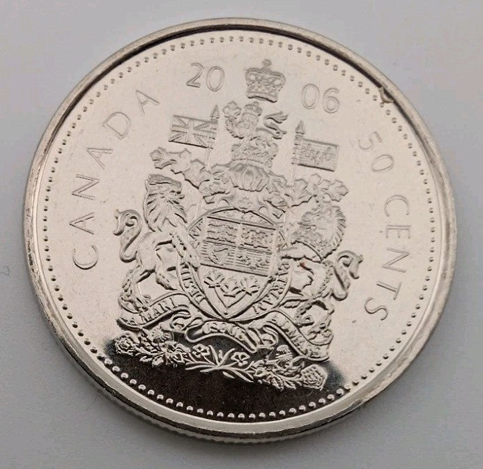 2006P  Canada 50 Cents - Half Dollar - Uncirculated Mint State0