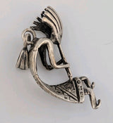 Vintage 925 Sterling silver 15g Kokopelli pendant Southwestern Folk Art jewelry1