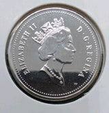 Canada 2000w Prooflike Loonie 5 cent Nickel Coin Winnipeg W Mint Mark 20001