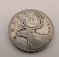 Canada 1945 25 Cents 25c Canadian Caribou Quarter Coin - 80% Silver - ASW .150oz0