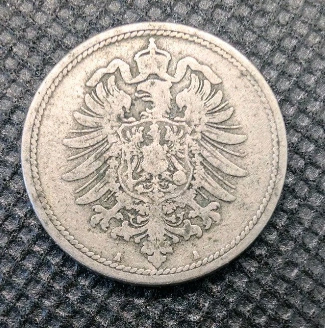 1888  Germany 10 Pfennig - Beautiful Coin1