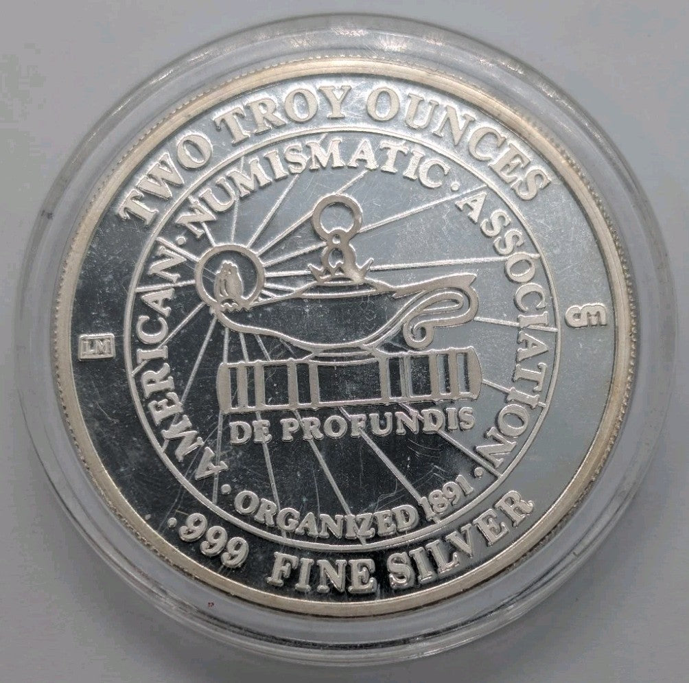 Saturday Evening Post "The Debate" 2 oz .999 Fine Silver Art Round1