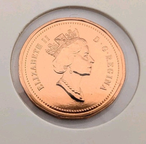 1990 SPECIMEN CANADA 1 Cent Penny Uncirculated Coin SP UNC1