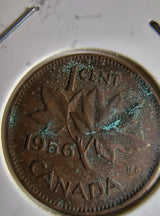 Lot Of 10 Circulated Canada 1 Cent Pre 1960 (G-VG Grade) *Read Description*5