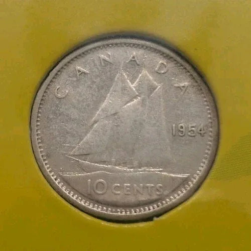1954 Canada prooflike set in Original cardboard holder with Circulated coins. - NumisFind