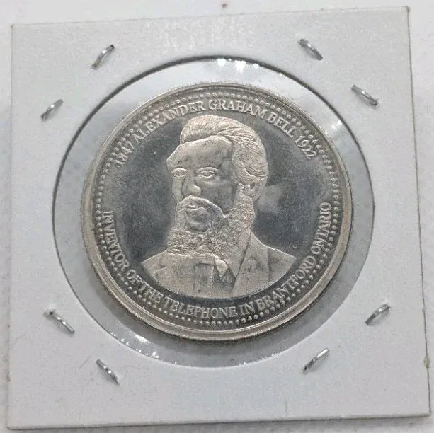 1997 Trade Dollar And Fifty Cent Coin - Brantford 150th - Alexander Graham Bell - NumisFind