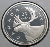 2000 Canada Proof 5c 10c 25c & 50c Silver Heavy Cameo Coins From RCM Set - NumisFind