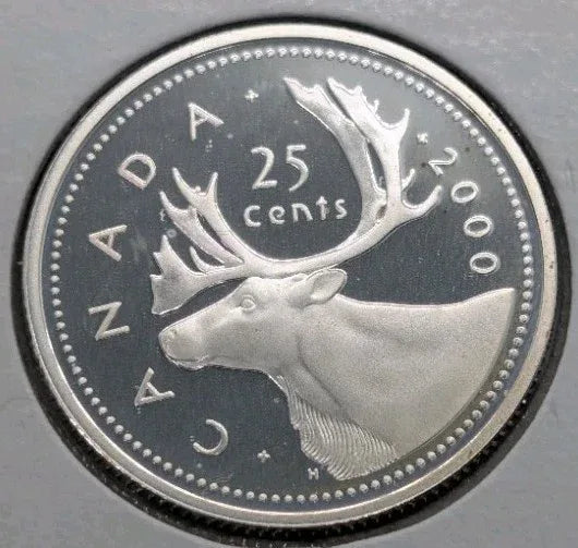 2000 Canada Proof 5c 10c 25c & 50c Silver Heavy Cameo Coins From RCM Set - NumisFind