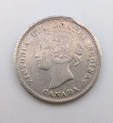Canada 1880 H 5 Cents - Silver - Victoria1