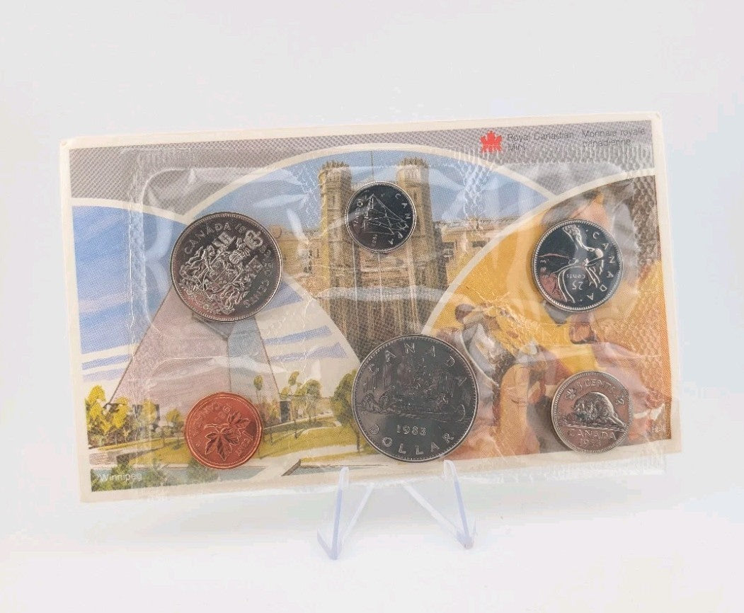 1983 Canada Prooflike 6 Coin Original Set with Certificate0