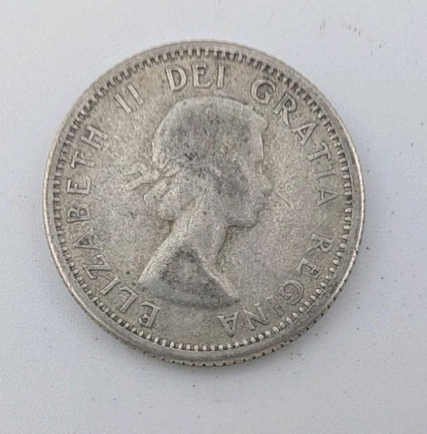 1955 Canada 10c Silver coin Dime - 2g of pure silver1