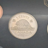 2001 Canada 8 Coin Proof Set With Special Edition Silver Dollar - NumisFind