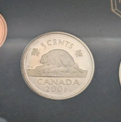 2001 Canada 8 Coin Proof Set With Special Edition Silver Dollar - NumisFind