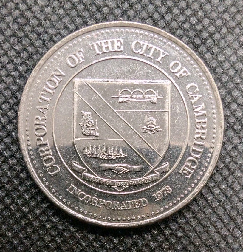 1973 Cambridge Canada Newest City Token1