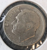U.S.A. 1952 Roosevelt Silver Dime, 90% Pure Silver, Good Condition, FAST SHIP - NumisFind