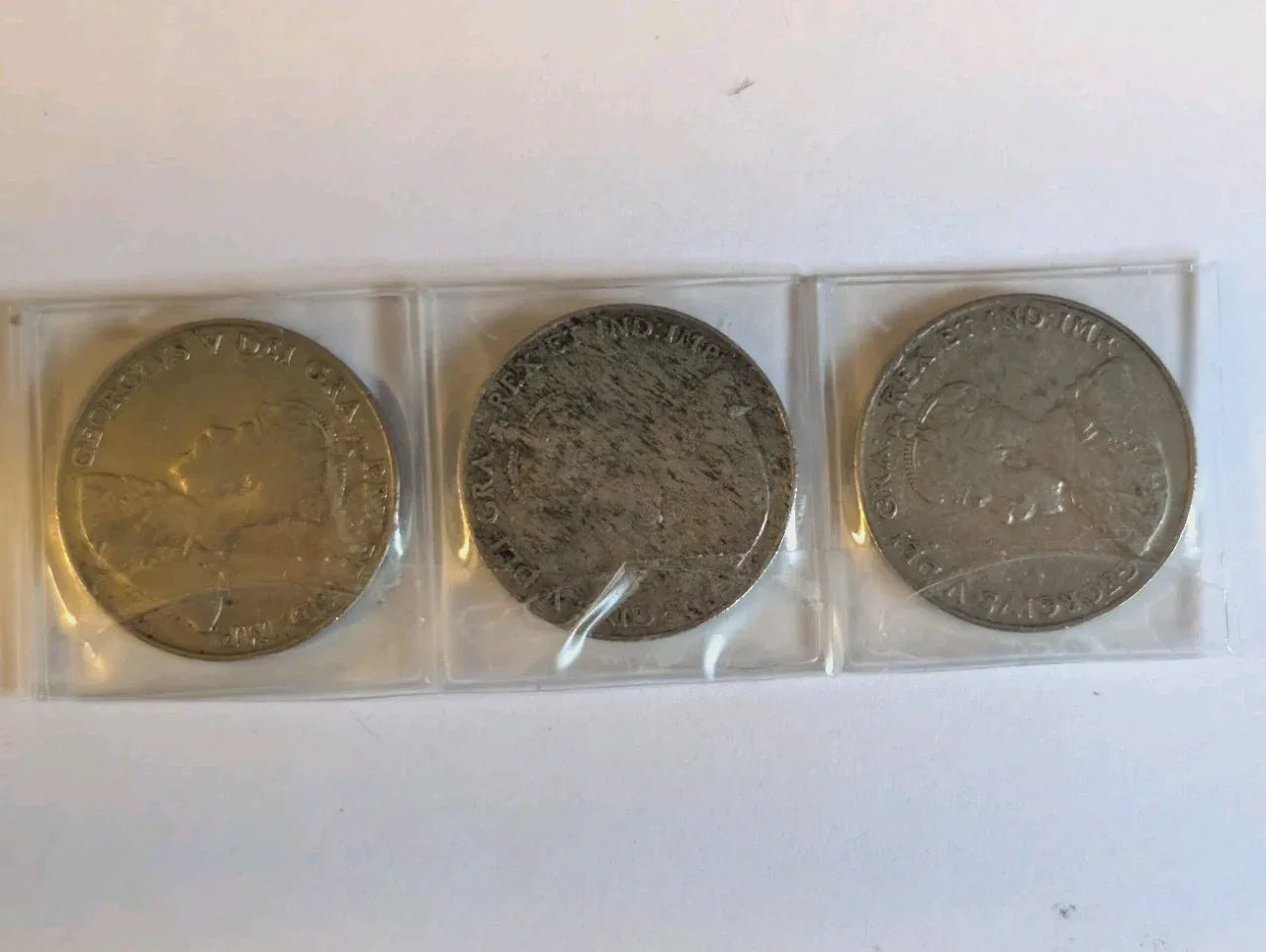 CANADA 1922 1923 1924 / 3 x NICKEL GEORGE V 5 CENT COIN LOT - NumisFind