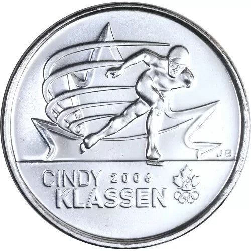 2009  Canada 25 Cents - Vancouver Olympics - Cindy Klassen - No Color   0