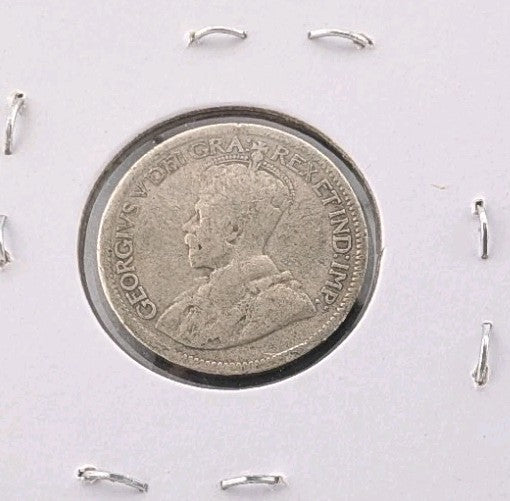 1936 Canada King George V Silver 10 Cents Coin1