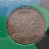 1954 Canada prooflike set in Original cardboard holder with Circulated coins. - NumisFind