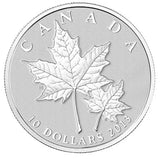 2013 $10 Fine Silver Coin - Maple Leaf - 99.99% Pure Silver - COA/ OGP - NumisFind