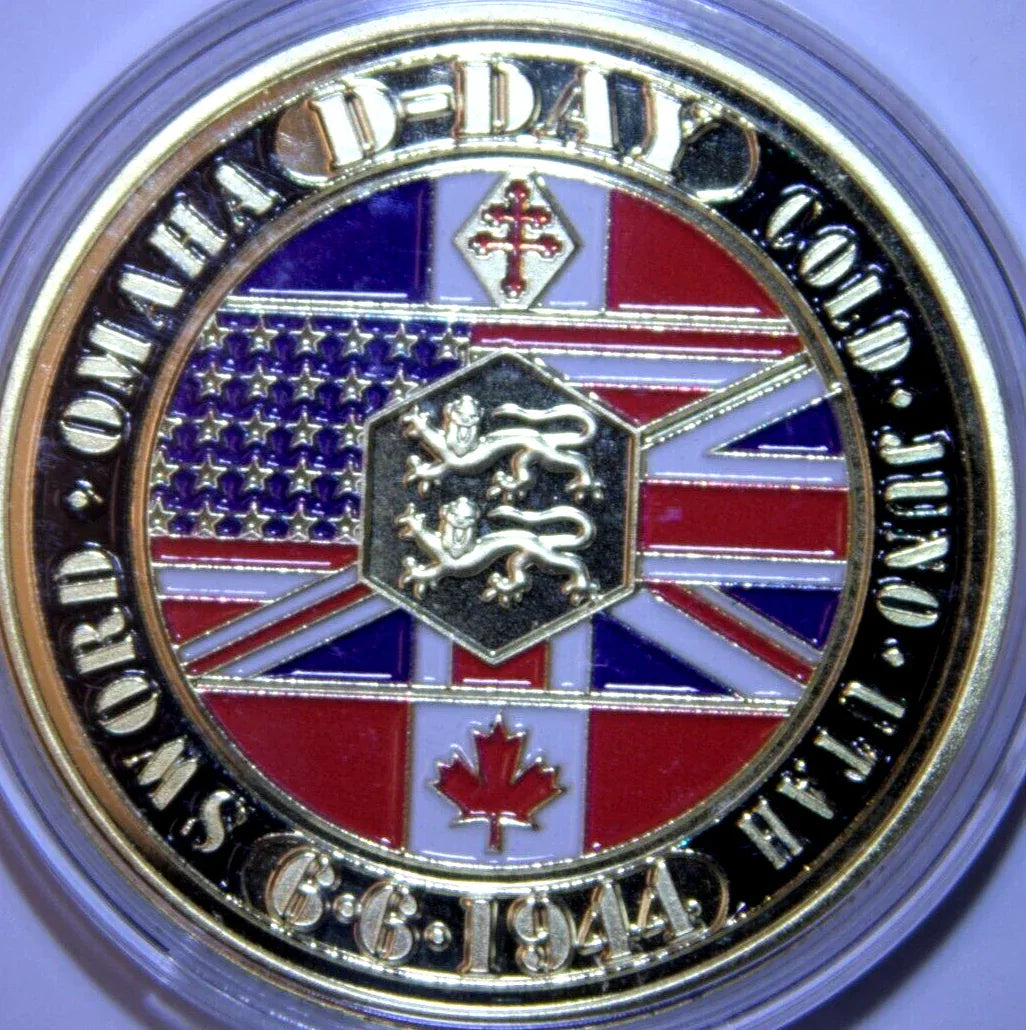 Allied Victory On D Day World War 2 Double Sided Commemorative Coin - NumisFind