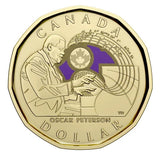 Canada 2022 Oscar Peterson 1 Dollar Coloured Canadian Loonie mint roll1