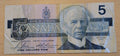 1986 Bank of Canada $5 Dollars Note - Bonin/Thiessen - GOB - Circ - NumisFind