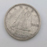 1947ML Canada 10c Silver coin Dime - 2g of pure silver0