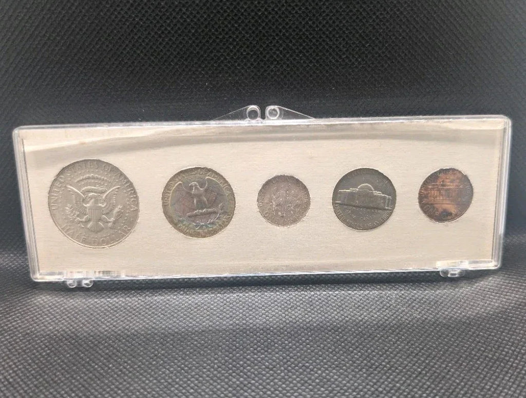 USA 1964 Silver Coins Year Set circulated w/90% Silver mint set US - NumisFind