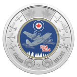 2024 100th Anniv Air Force Toonie set of 2 Special Wrap Roll Canada 2x25x2$ - NumisFind