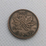 1947 Canada Small Cent Canadian 1 penny coin VERY NICE !0