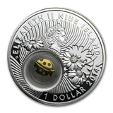 2014 Niue $1 Fine Silver  Coin - Symbols Luck: Ladybird1