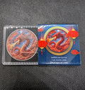 2025 $1 ASE American Silver Eagle Lunar Dragon Fire 1oz Coin w COA  Mint:2500