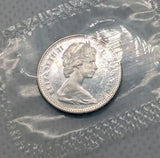 1965 Canadian 10 Cents .800 Silver Dime Queen Elizabeth II - BU Sealed - NumisFind