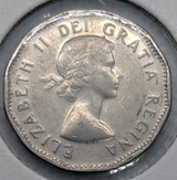 1955 Canada 5 Cent George VI Canadian  Nickel Coin Five Cents1