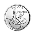 2017 Canada 10 cent 1867-2017 150th Anniversary of Canada - BU from set - NumisFind