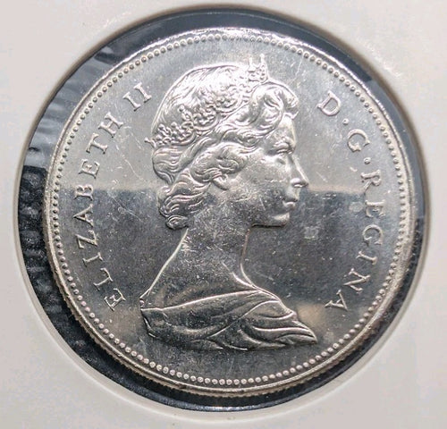 1968 Canadian Nickel Half Dollar 50 Cent Coin Canada1