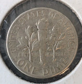 U.S.A. 1952 Roosevelt Silver Dime, 90% Pure Silver, Good Condition, FAST SHIP - NumisFind