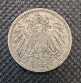 1916 Germany 10 Pfennig Coin – German Empire WWI Era Vintage Pfennig1