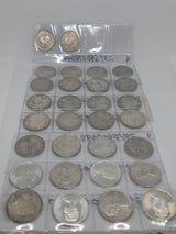 1937-1968 SILVER Canadian Quarter 25 Cents Lot Of 30 - 4.94 Oz of Pure Silver1