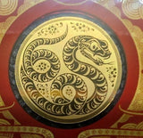 The Year of The Snake  1/1000 Oz 999 Gold Coin 1000 Francs Gabon Chad0