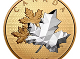 2025 Canada 50$ MAPLE LEAVES IN MOTION-5 Oz 99.99% pure Silver Coin-Mintage 20001