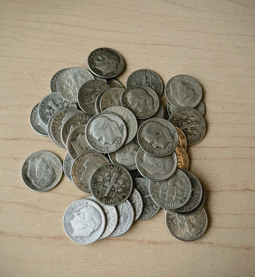 Silver Coin - Roosevelt Dime Silver (Random Year 1946-1964) from USA, 90% Silver - NumisFind