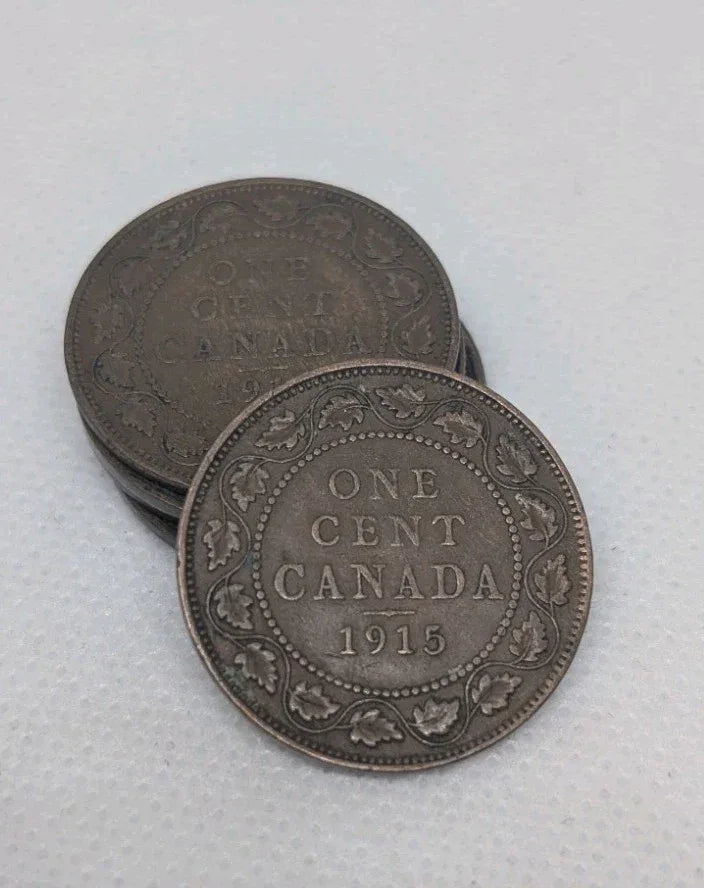 CANADA - 1915 Large Canadian 1 Cent Penny - NumisFind