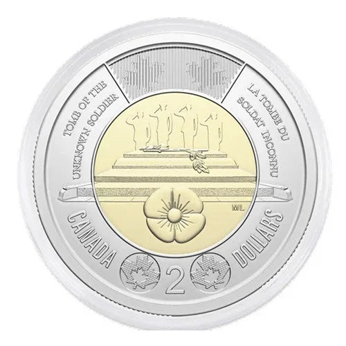 2025 Canada’s Unknown Soldier set of 2 Special Wrap Roll Canada 2x25x2$ - NumisFind