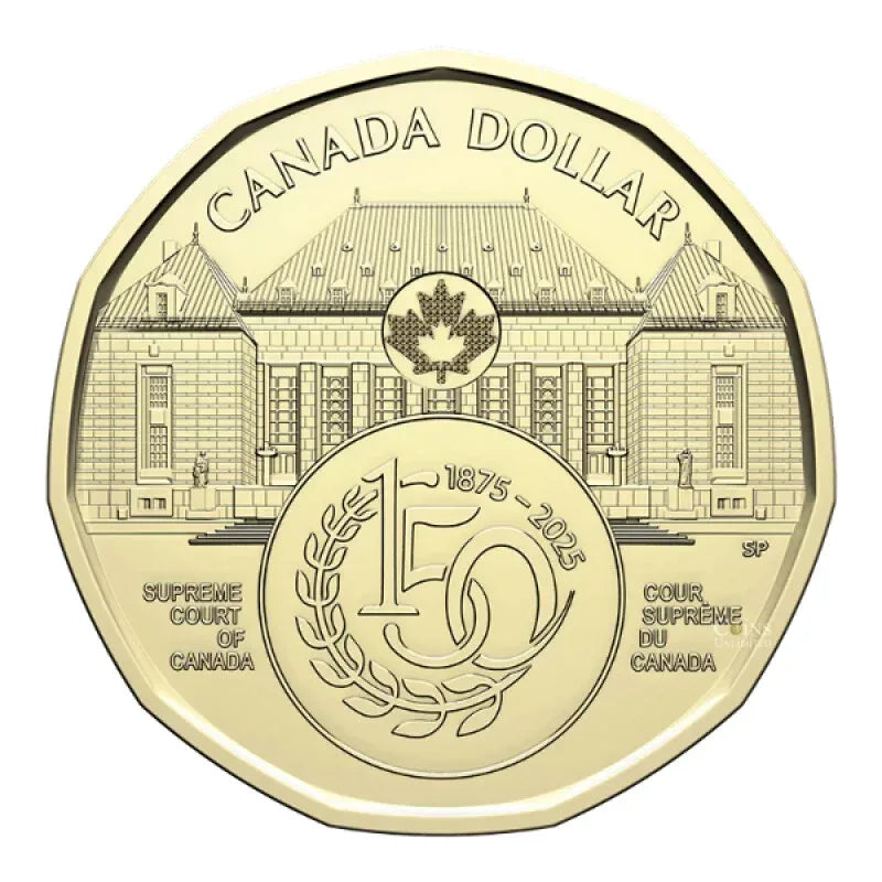 New Release! 2025 Supreme Court $1 Loonie Non & Colour - 2 Coin Set - NumisFind